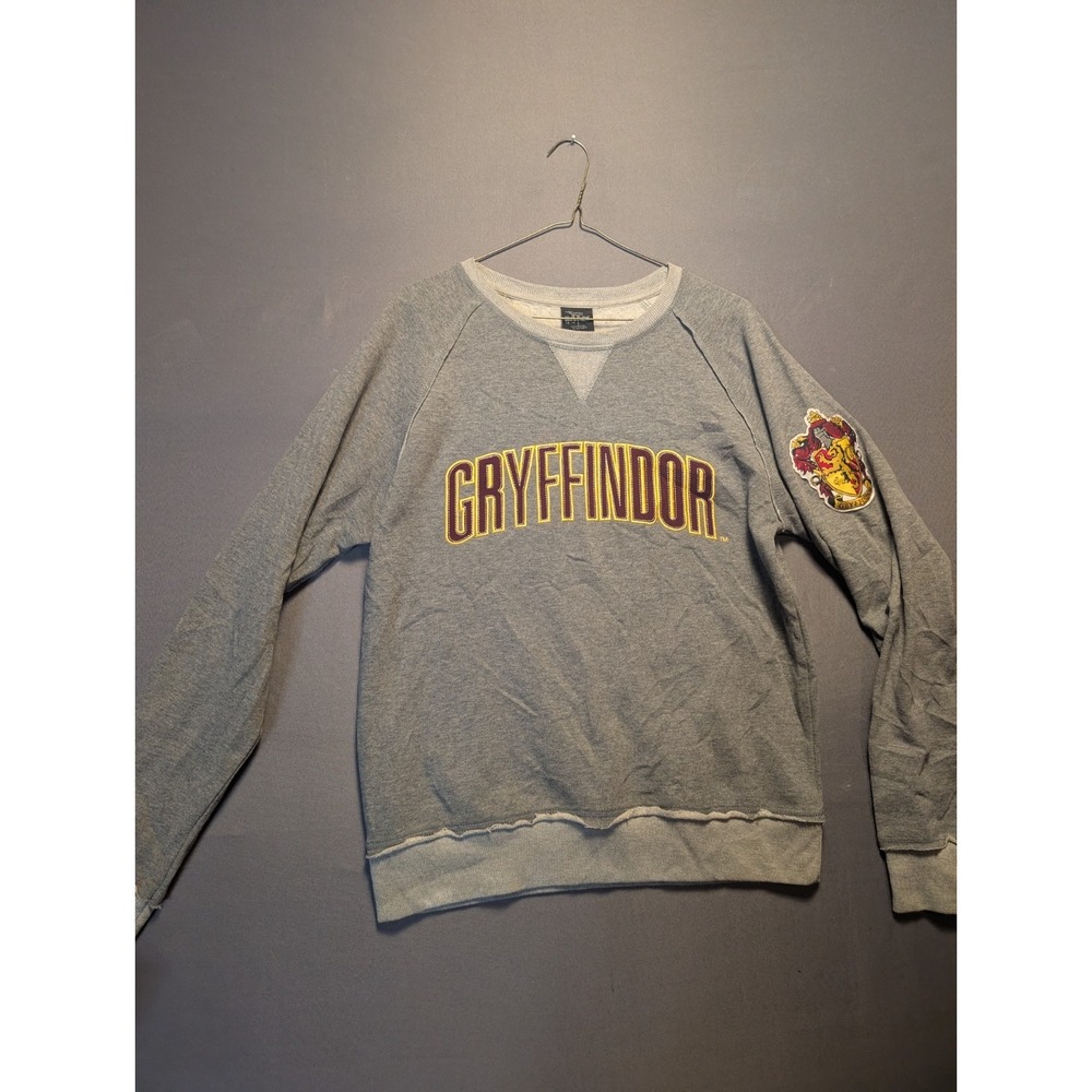 Universal Studios Harry Potter Gryffindor Sweatshirt Womens M Gray Raglan Top